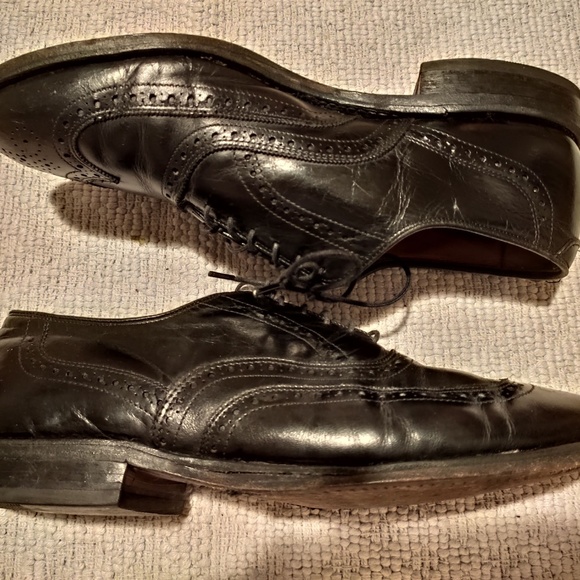 Allen Edmonds Chester Leather Wingtip VTG M9D READ - Picture 5 of 8